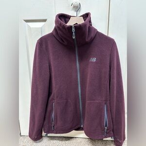 New Balance Maroon Fleece Jacket